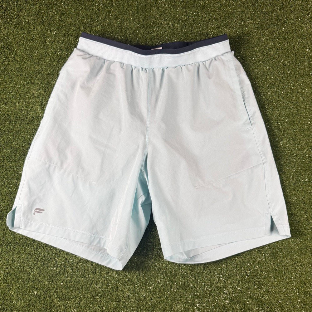 Fabletics Mens Light Blue Training Athletic Shorts SO2252995-3783-15020 Size L